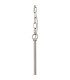 Forest 18cm Satin Nickel Pendant/Semi Flush/Semi Flush 1 x E27 Cylinder Ribbed Glass (A)-8
