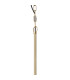 Forest 38cm Gold Pendant/Semi Flush/Semi Flush 1 x E27 Drum Ribbed Glass (B)-8