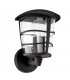 1 Light Outdoor Wall Lantern Black IP44, E27 - 1