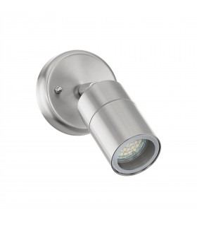 Outdoor Wall Spotlight Stainless Steel IP44, GU10 - 1