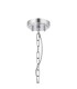 Forest Polished Chrome Pendant/Semi Flush/Semi Flush 1 x E27 Square Ribbed Glass (C)-7