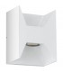 LED Outdoor Up Down Wall Light White IP44 - 1