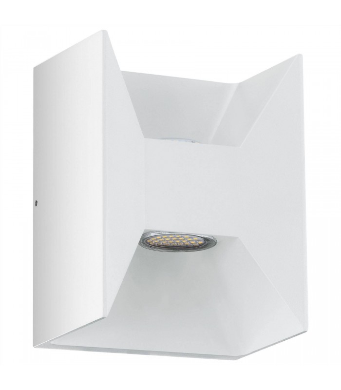LED Outdoor Up Down Wall Light White IP44 - 1