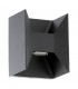 LED Outdoor Up Down Wall Light Anthracite IP44 - 1