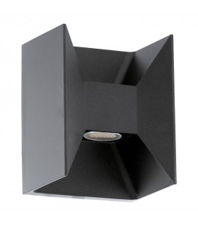LED Outdoor Up Down Wall Light Anthracite IP44 - 1