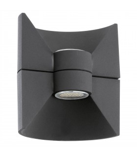 LED Outdoor Up Down Wall Light Anthracite IP44 - 1