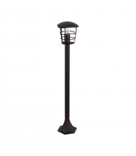 1 Light Outdoor Bollard Black IP44, E27 - 1