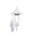 1 Light Outdoor Wall Lantern with PIR Sensor White IP44, E27 - 1