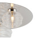 Astoria 60cm Round 3 Light Flush 160mm 180mm & 280mm Glass Polished Nickel/Clear-9