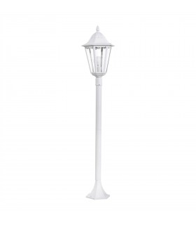1 Light Outdoor Lamp Post White IP44, E27 - 1