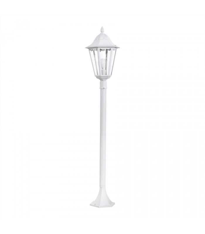 1 Light Outdoor Lamp Post White IP44, E27 - 1