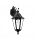 1 Light Outdoor Wall Lantern Black, Silver-Patina IP44, E27 - 1