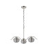 Astoria 70cm 3 Light Multi Arm Pendant/Semi Flush 160mm Glass Polished Nickel/Smoke-8