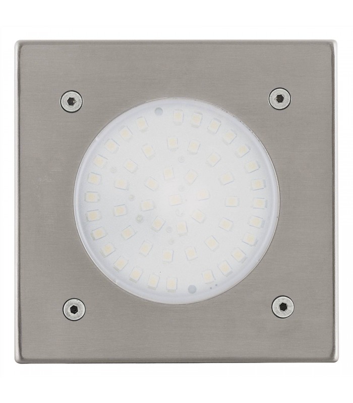 LED 1 Light Outdoor Recessed Ground Light Stainless Steel IP44 - 1