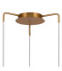 Astoria 44cm Round 3 Light Spider Pendant 160mm Glass Brass/Clear-5
