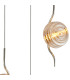 Astoria 44cm Round 3 Light Spider Pendant 160mm Glass Polished Nickel/Amber-6