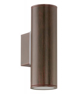 Outdoor Up Down Wall Light Antique Brown IP44, GU10 - 1