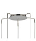Astoria 63cm Round 5 Light Spider Pendant 160mm Glass Polished Nickel/Amber-5