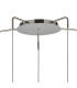 Astoria 63cm Round 5 Light Spider Pendant 160mm Glass Polished Nickel/Clear-5