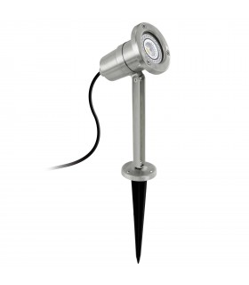 1 Light Outdoor Spike Light Stainless Steel IP44, GU10 - 1