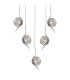 Astoria 63cm Round 5 Light Spider Pendant 160mm Glass Polished Nickel/Smoke-7