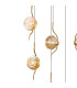 Astoria 84cm Round 9 Light Spider Pendant 160mm Glass Brass/Amber-6
