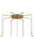 Astoria 84cm Round 9 Light Spider Pendant 160mm Glass Brass/Clear-5