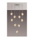 Astoria 84cm Round 9 Light Spider Pendant 160mm Glass Polished Nickel/Amber-8