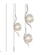 Astoria 84cm Round 9 Light Spider Pendant 160mm Glass Polished Nickel/Clear-6