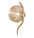 Astoria 1 Light Pendant 16cm Glass Brass/Amber-7