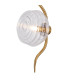 Astoria 1 Light Pendant 16cm Glass Brass/Clear-7
