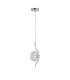 Astoria 1 Light Pendant 16cm Glass Polished Nickel/Clear-5