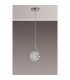 Astoria 1 Light Pendant 16cm Glass Polished Nickel/Clear-9