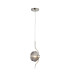 Astoria 1 Light Pendant 16cm Glass Polished Nickel/Smoke-4