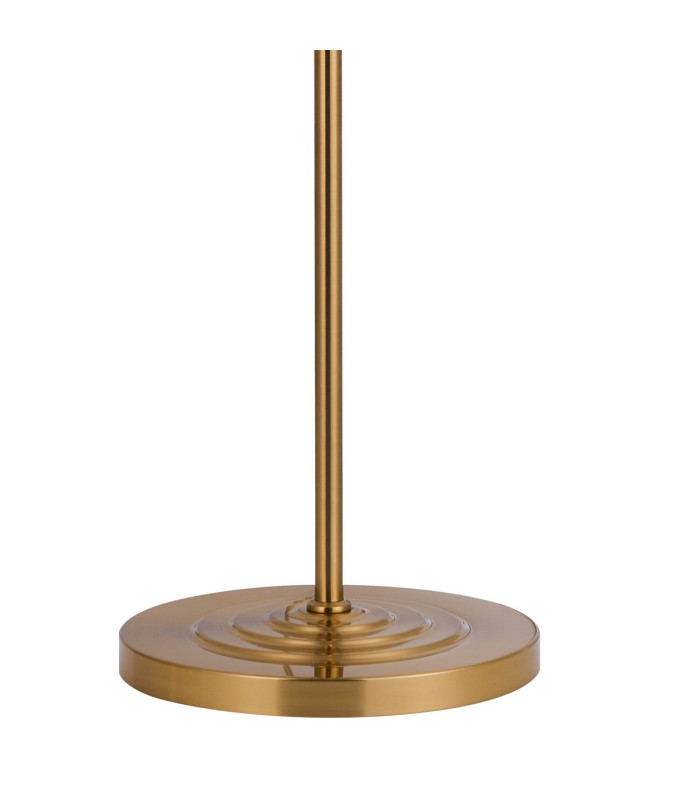 Astoria 3 Light Floor Lamp 160mm Glass Brass/Amber-7