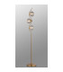 Astoria 3 Light Floor Lamp 160mm Glass Brass/Clear-3