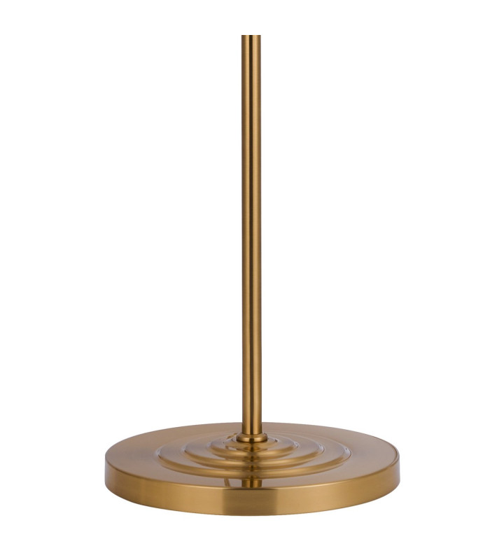 Astoria 3 Light Floor Lamp 160mm Glass Brass/Clear-7
