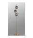 Astoria 3 Light Floor Lamp 160mm Glass Brass/Smoke-8