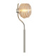 Astoria 3 Light Floor Lamp 160mm Glass Polished Nickel/Amber-6