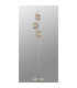 Astoria 3 Light Floor Lamp 160mm Glass Polished Nickel/Amber-8