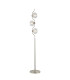 Astoria 3 Light Floor Lamp 160mm Glass Polished Nickel/Clear-1
