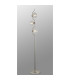 Astoria 3 Light Floor Lamp 160mm Glass Polished Nickel/Clear-3
