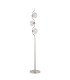 Astoria 3 Light Floor Lamp 160mm Glass Polished Nickel/Clear-4