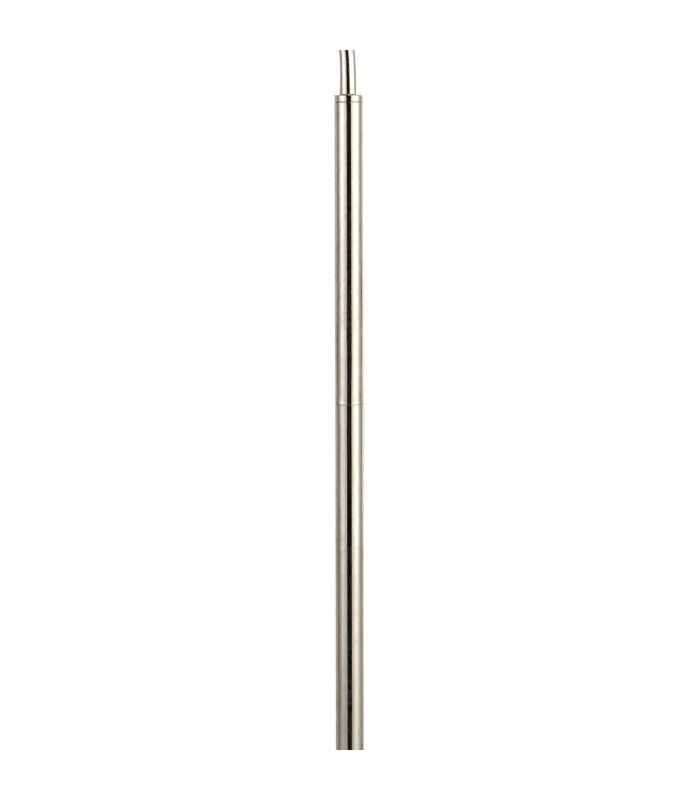 Astoria 3 Light Floor Lamp 160mm Glass Polished Nickel/Clear-6