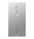 Astoria 3 Light Floor Lamp 160mm Glass Polished Nickel/Clear-8