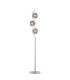 Astoria 3 Light Floor Lamp 160mm Glass Polished Nickel/Smoke-1