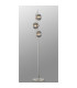 Astoria 3 Light Floor Lamp 160mm Glass Polished Nickel/Smoke-3