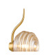 Astoria 1 Light Table Lamp 160mm Glass Brass/Amber-7