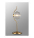 Astoria 1 Light Table Lamp 160mm Glass Brass/Clear-3