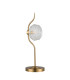Astoria 1 Light Table Lamp 160mm Glass Brass/Clear-4